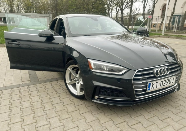 Audi A5 cena 119499 przebieg: 112500, rok produkcji 2018 z Tarnów małe 667